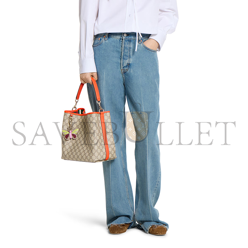 G*u*i gg emblem medium bucket bag 815103 (25*25*15.5cm)